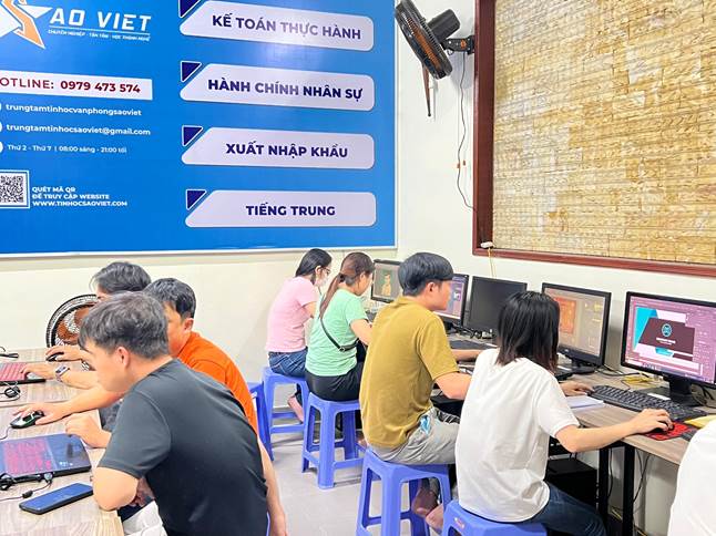 Trung Tâm Đào Tạo Tin học Sao Việt Thủ Dầu Một Bình Dương