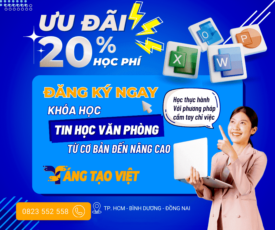 Khóa Học Tin Học Văn Phòng